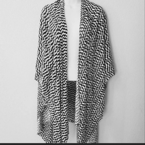 💚5/$25 Oversized Open Front Cardigan Duster Coverup Kimono One Size - Picture 2 of 8